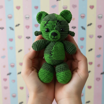 Franken Teddy Crochet Pattern [PDF Download]