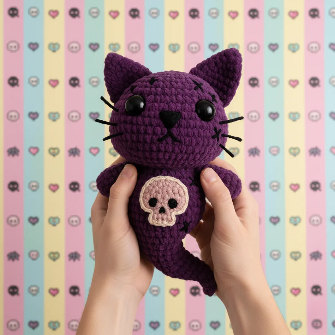 Ghostly Kitty Crochet Pattern [PDF Download]