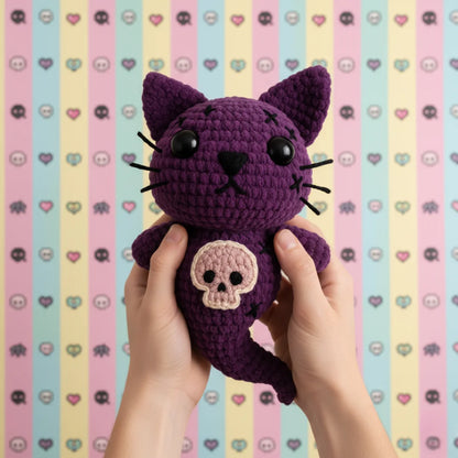 Ghostly Kitty Crochet Pattern [PDF Download]