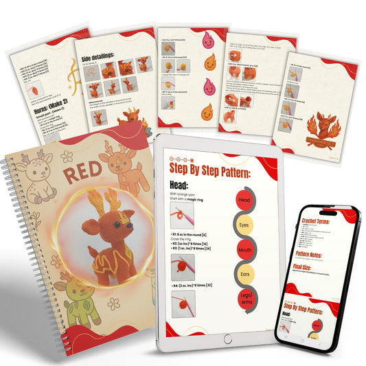 Red Crochet Pattern [PDF Download]
