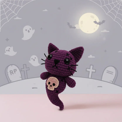 Ghostly Kitty Crochet Pattern [PDF Download]