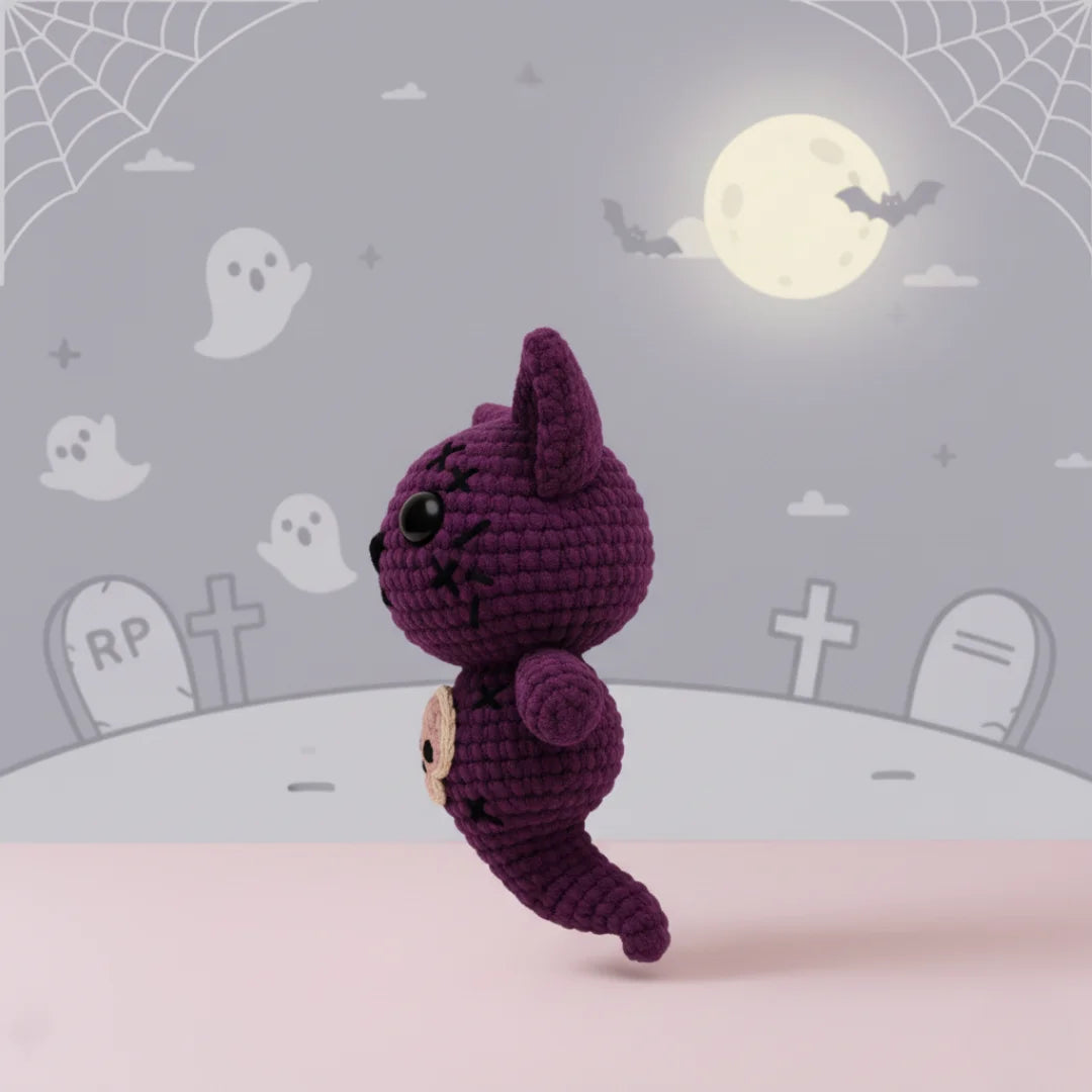 Ghostly Kitty Crochet Pattern [PDF Download]