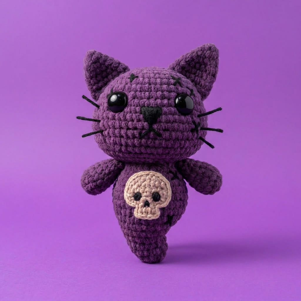 Ghostly Kitty Crochet Pattern [PDF Download]